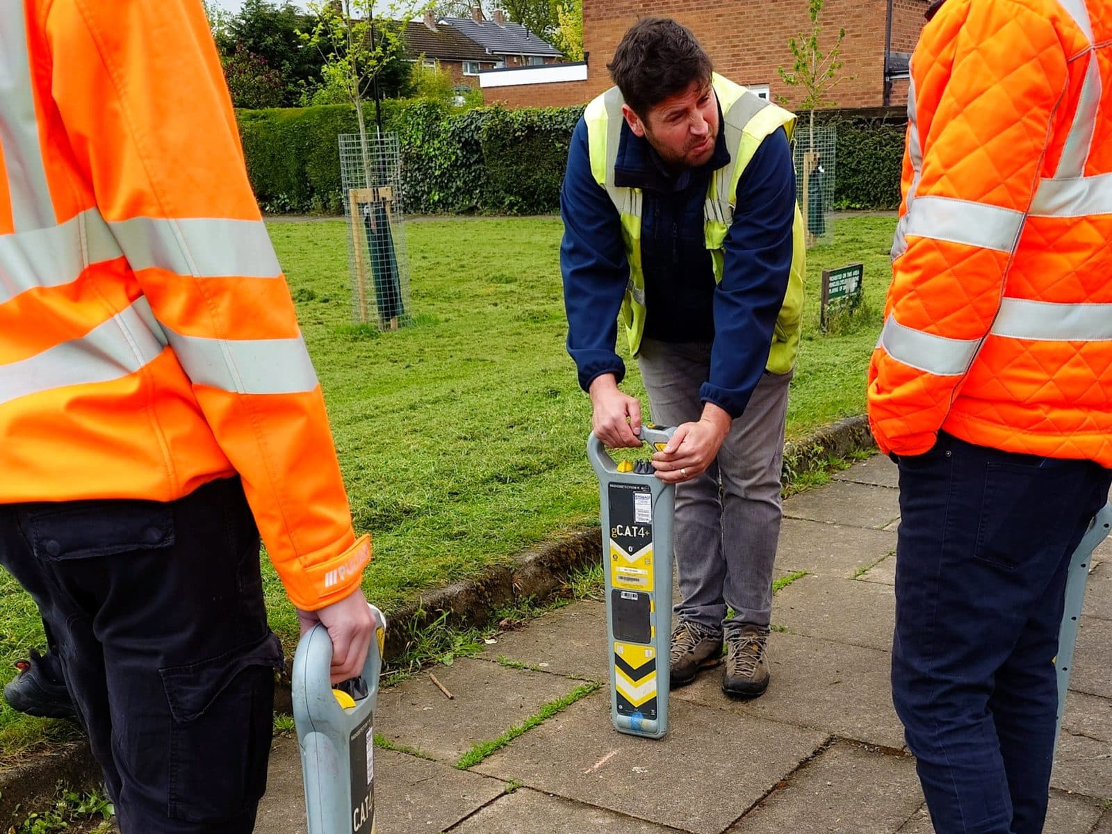 Utility locator equipment demonstration