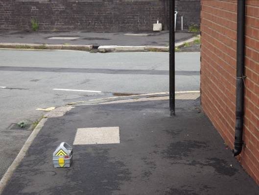 Blind induction sweep: the Genny stepped across the search area (position 2 of 6).