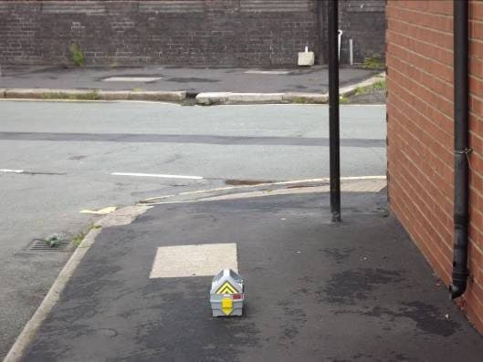 Blind induction sweep: the Genny stepped across the search area (position 3 of 6).